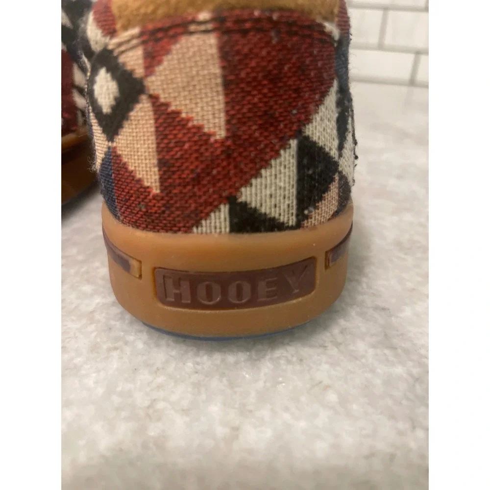 Twisted X Hooey Shoes Womens 7 Loper Southwestern Geometric Moc Toe Sneakers